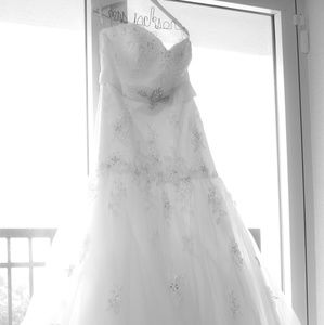 Off white wedding dress